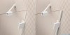 Radaway Essenza Pro White Kdj kabina 80x100cm prawa szkło przejrzyste 10097080-04-01R/10098100-01-01